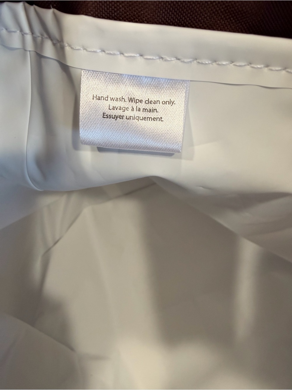 NWT Drawstring Lunch Tote Bag - Dusty Rose - Picture 5 of 8